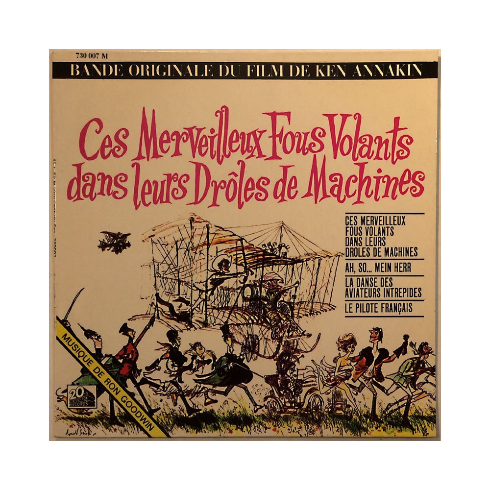 Goodwin Ron 1965 730 007 Ces merveilleux fous volants dans leurs drôles de machines begagnad singelskiva