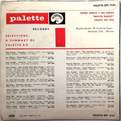 Digno Garcia Y Sus Carios käytetty 7” kuvakannella Brigitte Bardot EP  kansi VG levy VG+ käytetty vinyylisingle
