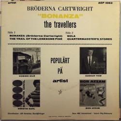 Travellers käytetty 7” kuvakannella Bonanza EP  kansi VG levy VG+ käytetty vinyylisingle