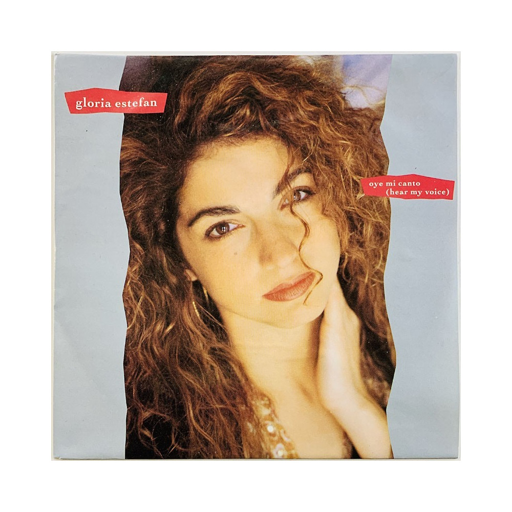 Estefan Gloria käytetty 7” kuvakannella Oye Mi Canto (Hear My Voice) / Spanish version  kansi VG+ levy EX käytetty vinyylisingle