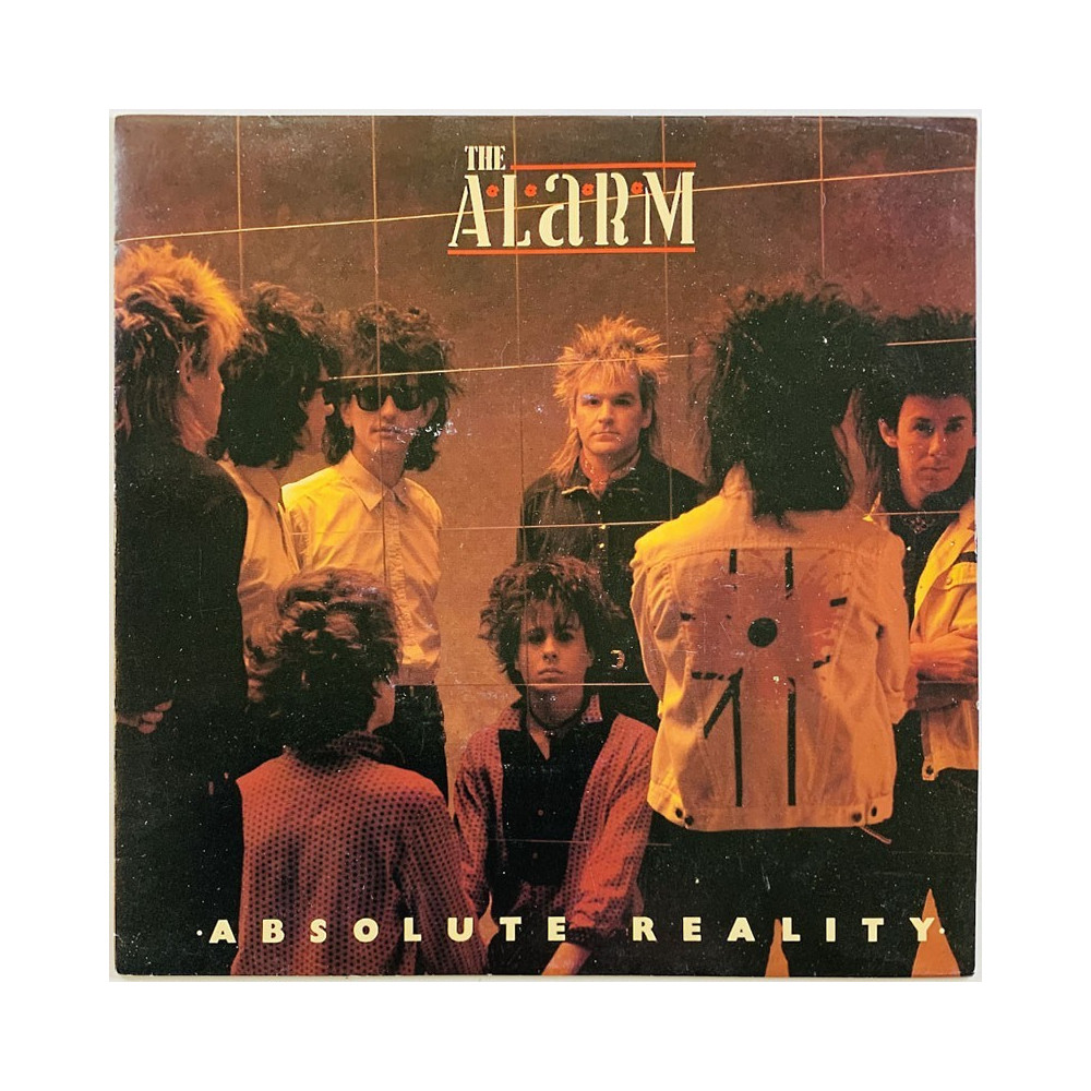 Alarm käytetty 7” kuvakannella Absolute reality / Blaze Of Glory  kansi EX- levy EX käytetty vinyylisingle PS