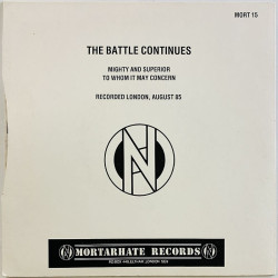 Conflict 1985 MORT 15 The Battle Continues begagnad singelskiva