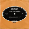 Boots käytetty 7” kuvakannella Soul man / Dinosaur walk  kansi EX levy EX käytetty vinyylisingle PS