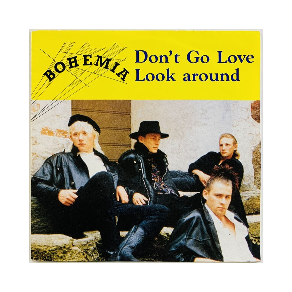 Bohemia käytetty 7” kuvakannella Don’t go love / Look around  kansi EX levy EX käytetty vinyylisingle PS