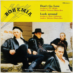 Bohemia käytetty 7” kuvakannella Don’t go love / Look around  kansi EX levy EX käytetty vinyylisingle PS
