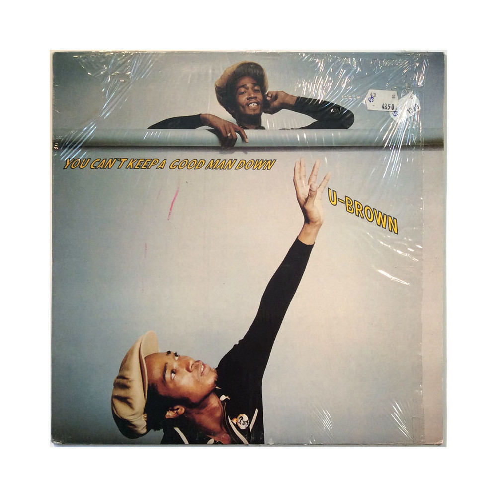 U-Brown LP You Can't Keep A Good Man Down  kansi EX levy EX LP