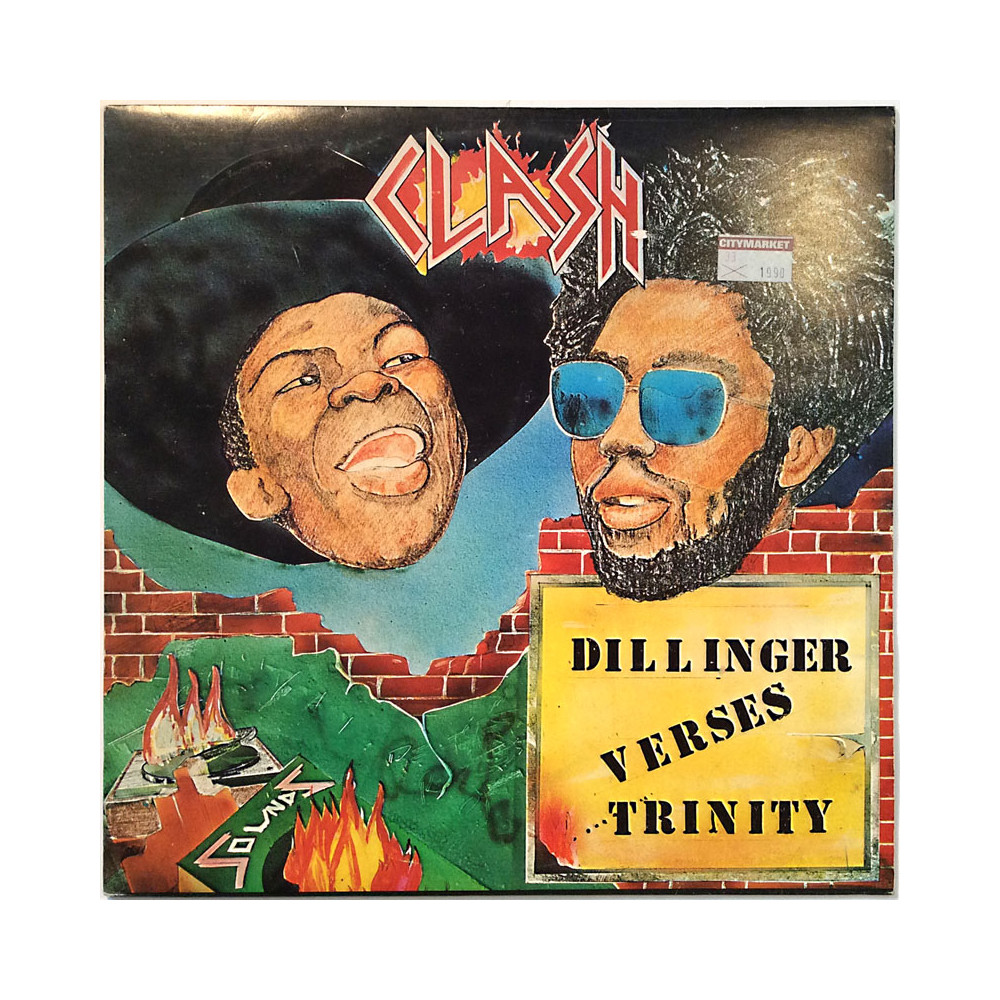Dillinger verses Trinity LP Clash  kansi EX levy EX LP
