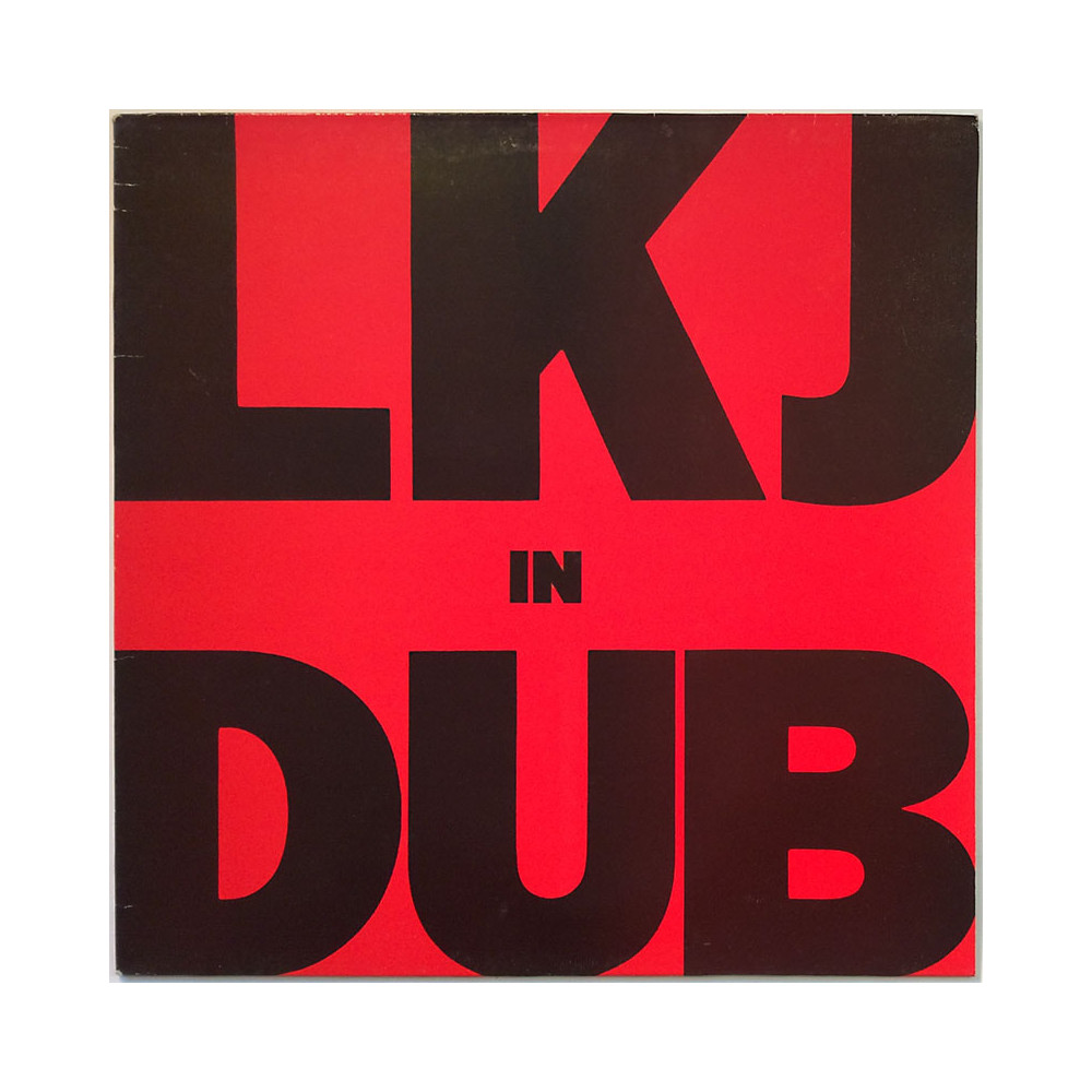 LKJ Linton Kwesi Johnson LP In Dub  kansi VG+ levy EX LP