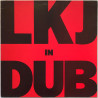 LKJ Linton Kwesi Johnson LP In Dub  kansi VG+ levy EX LP