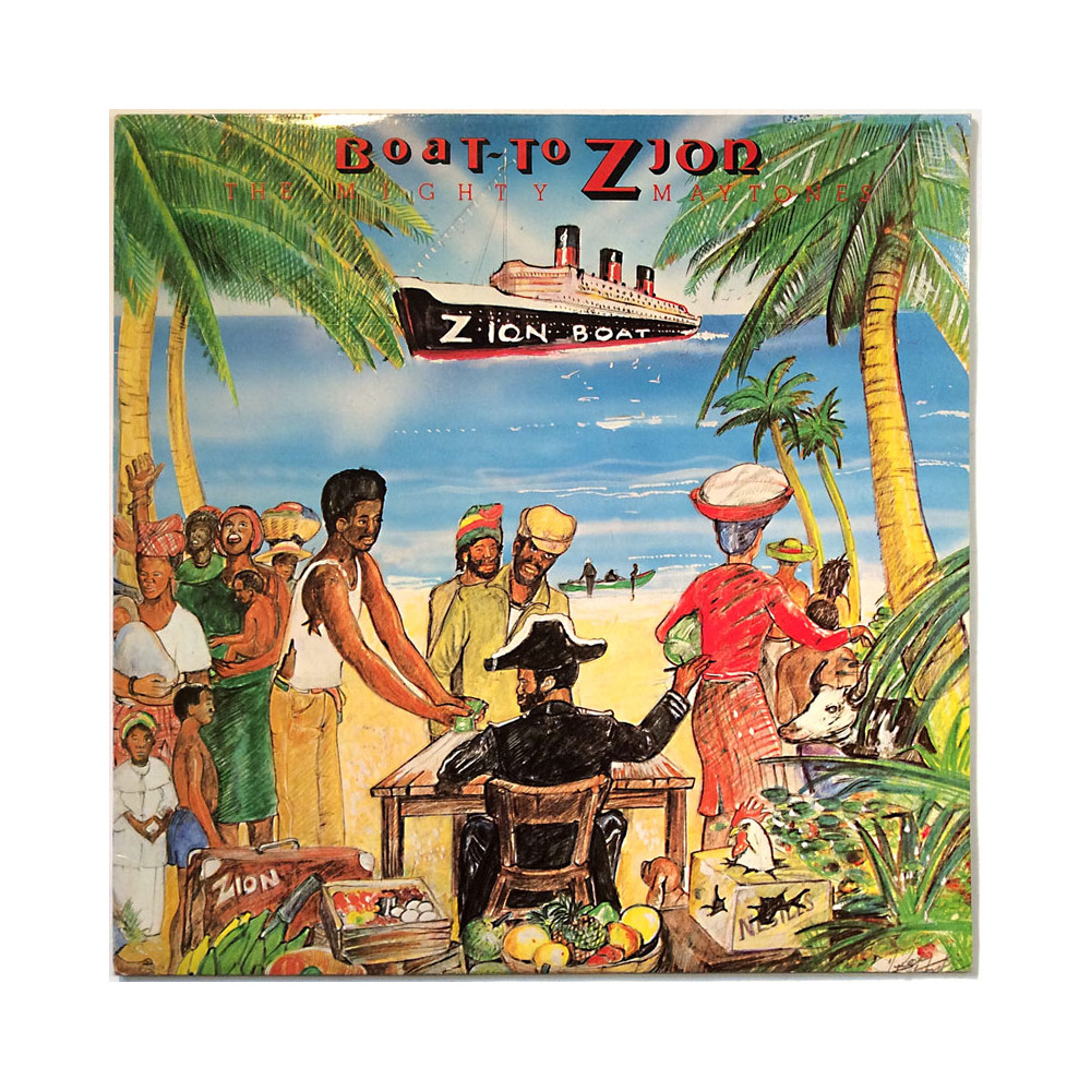 Mighty Maytones LP Boat To Zion - red vinyl  kansi EX levy EX LP