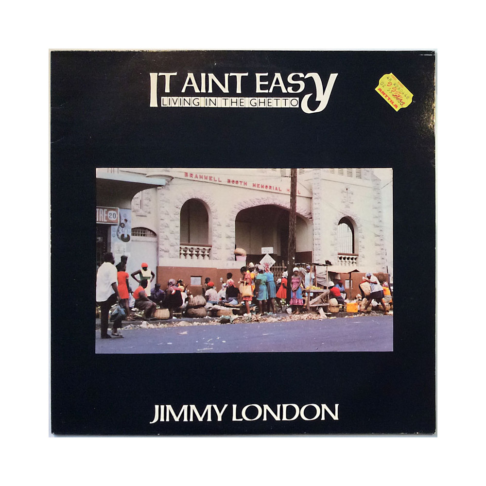 Jimmy London LP It Aint Easy (Living In The Ghetto)  kansi EX levy EX LP