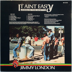 Jimmy London LP It Aint Easy (Living In The Ghetto)  kansi EX levy EX LP