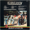 Jimmy London LP It Aint Easy (Living In The Ghetto)  kansi EX levy EX LP