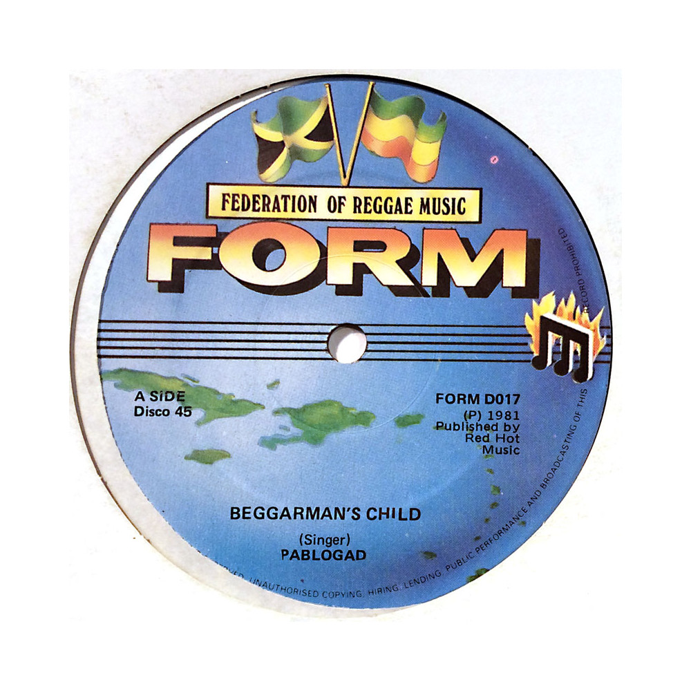 Pablogad 1981 FORM D017 Beggarman's Child 12-inch maxisingle LP