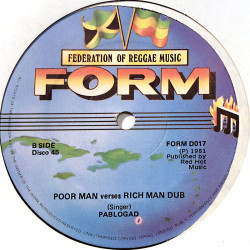 Pablogad 1981 FORM D017 Beggarman's Child 12-inch maxisingle LP