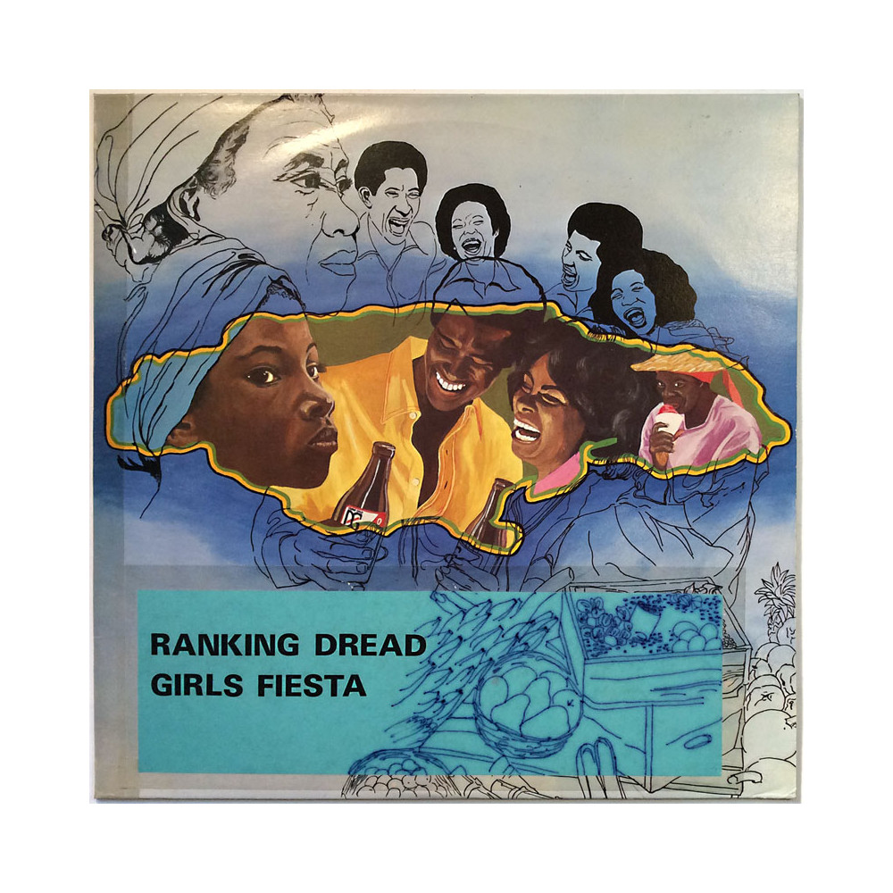 Ranking Dread LP Girls Fiesta - blue vinyl  kansi Ei kuvakantta levy EX LP