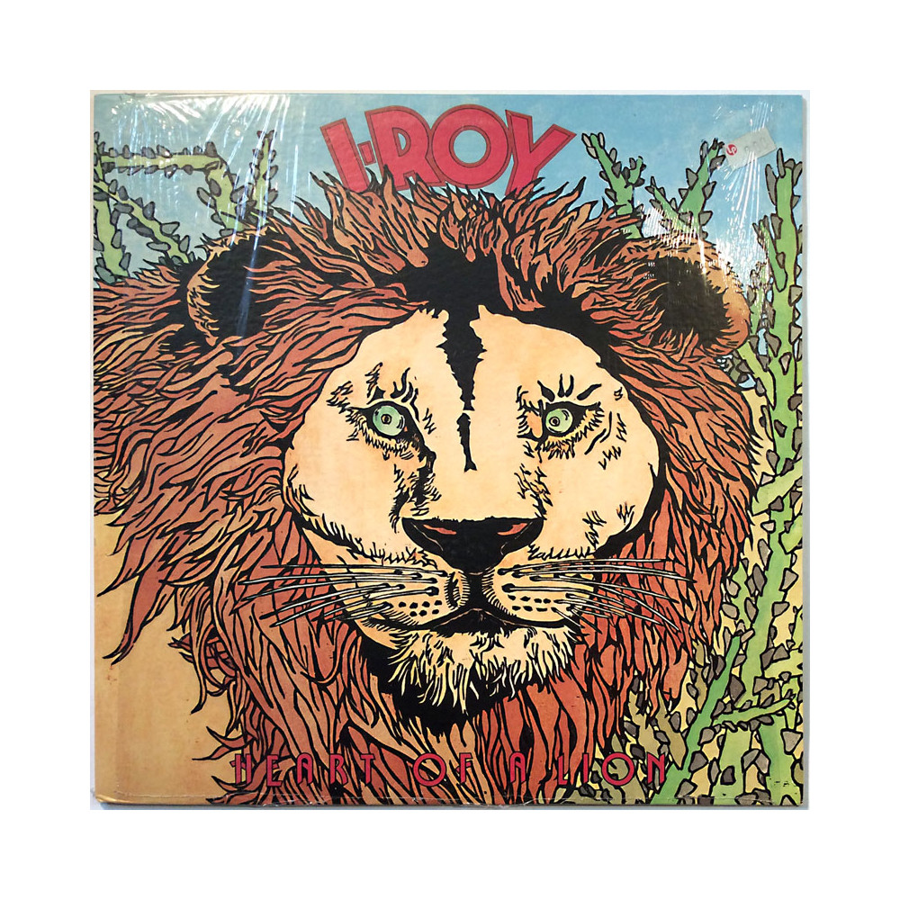I-Roy LP Heart Of A Lion  kansi EX levy EX LP