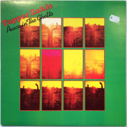 Tapper Zukie LP Peace In The Ghetto  kansi VG+ levy EX LP