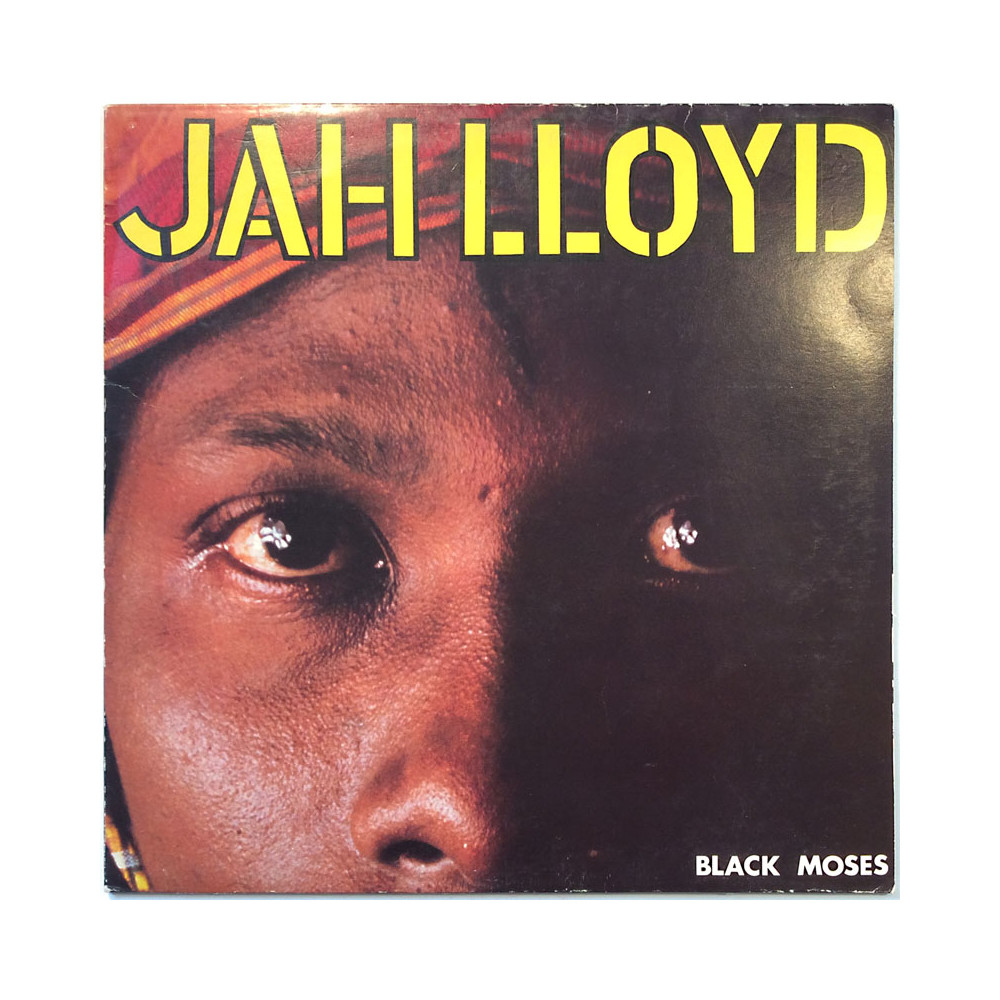 Jah Lloyd LP Black Moses  kansi EX levy EX LP