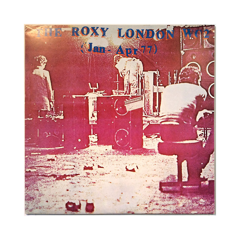 Buzzcocks, Adverts, Wire, Johnny Moped ym. LP The Roxy London WC2 (Jan - Apr 77)  kansi VG levy EX LP