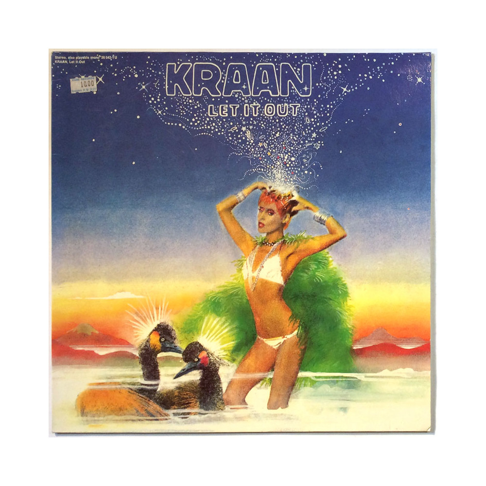 Kraan LP Let It Out  kansi EX levy EX LP