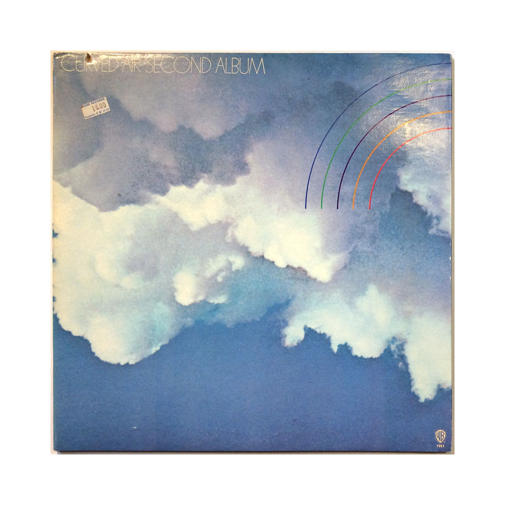 Curved Air LP Second Album  kansi EX levy EX- LP