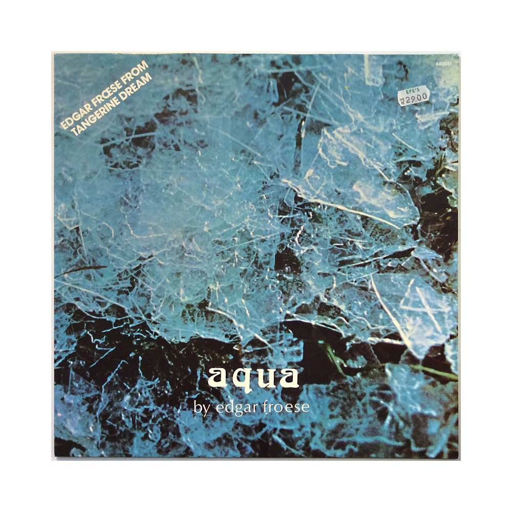 Froese Edgar LP Aqua  kansi EX levy EX LP