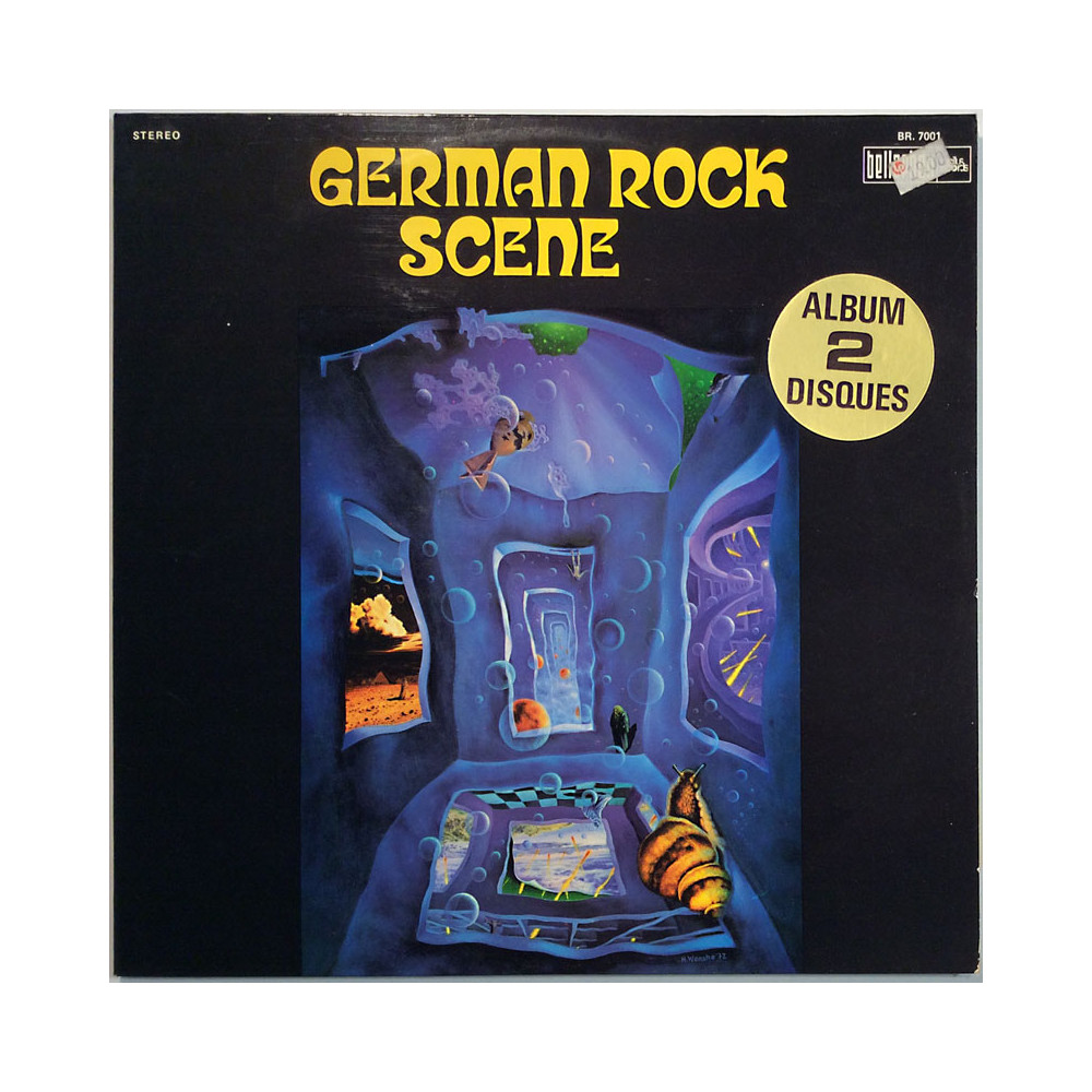 Epsilon, Message, Frame, Jeronimo ym. LP German Rock Scene 2LP  kansi EX levy EX LP