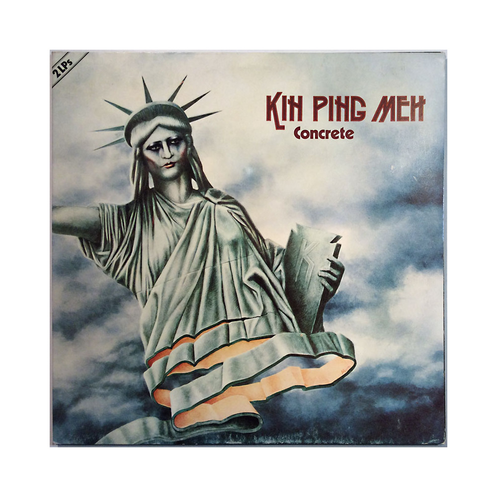 Kin Ping Meh LP Concrete 2LP  kansi EX- levy EX LP