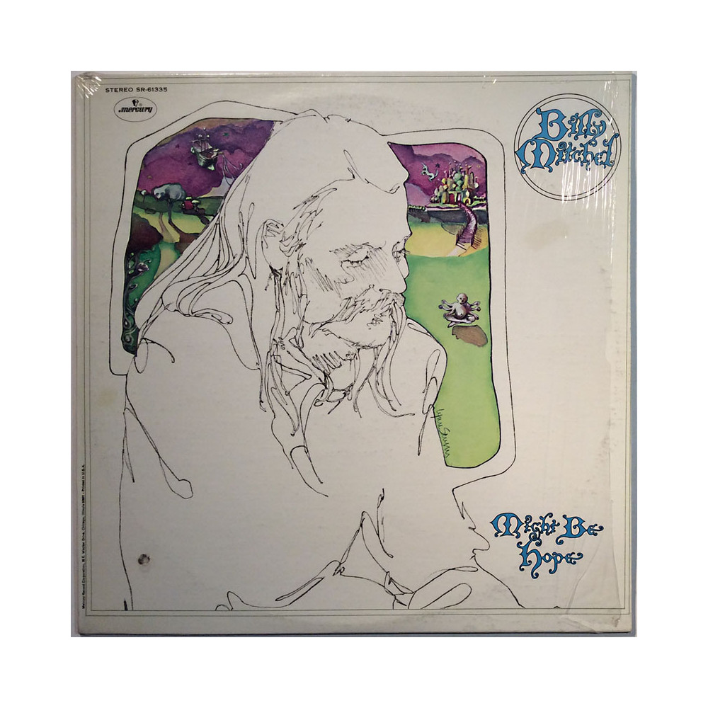 Mitchel Billy LP Might Be Hope  kansi EX levy EX LP