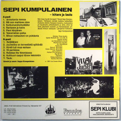 Kumpulainen Sepi 1991 FRLP-91003 Armotonta Menoa LP