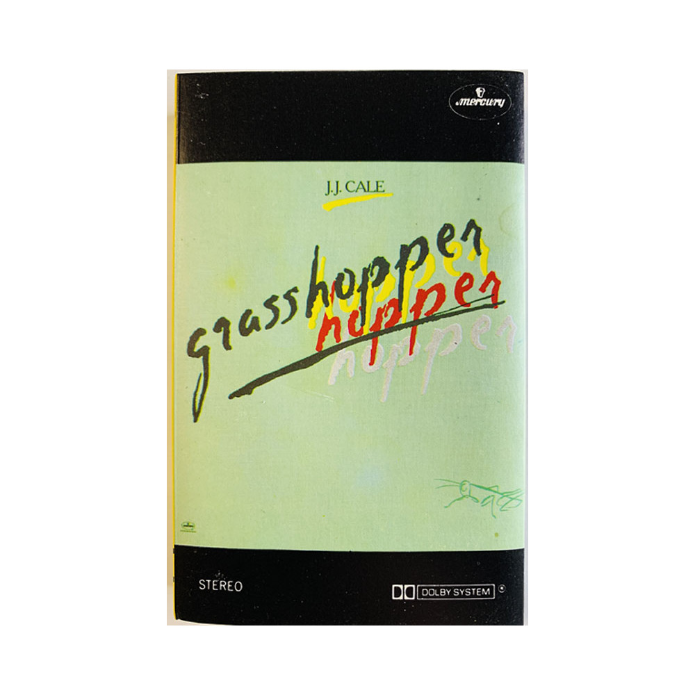 Cale J.J.: Grasshopper kansipaperi EX , musiikkikasetin kunto EX kasetti