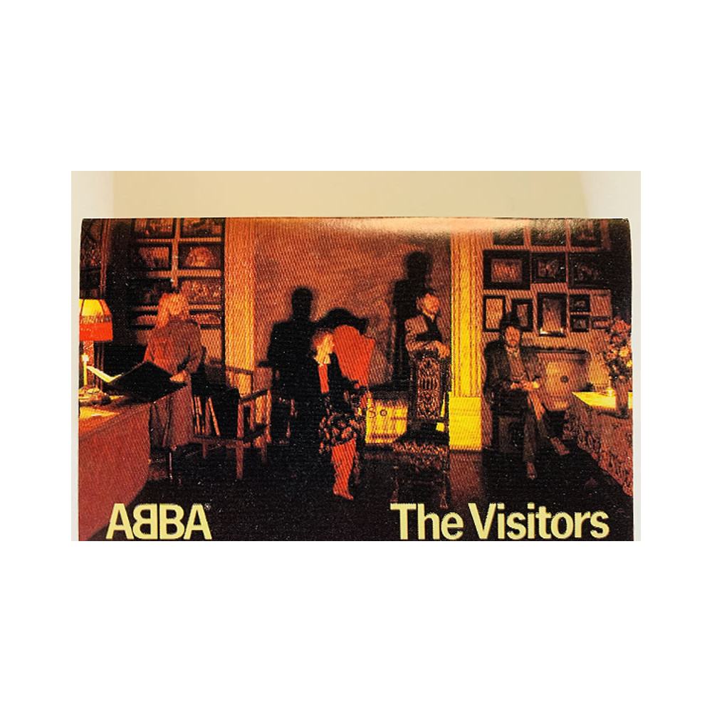 Abba: The Visitors kansipaperi VG+ , musiikkikasetin kunto EX- kasetti