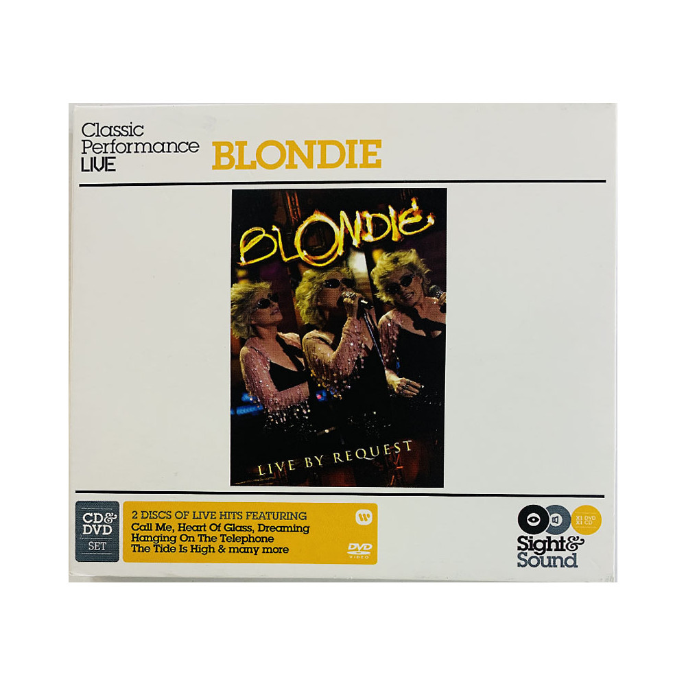 Blondie CD Live by Request CD + DVD  kansi EX levy EX CD