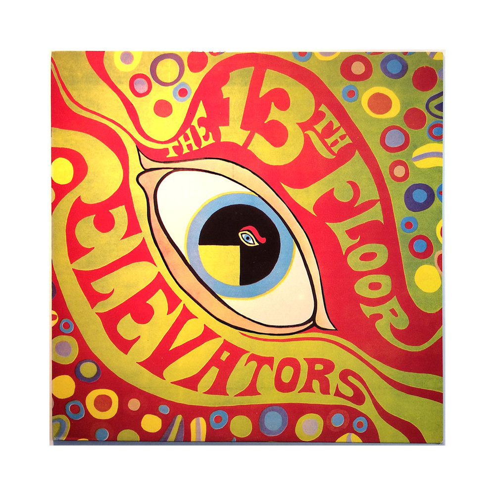 13th Floor Elevators LP The Psychedelic Sounds Of  kansi EX levy EX LP