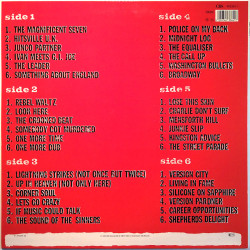 Clash LP Sandinista 3lp  kansi EX levy EX LP