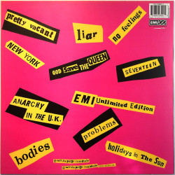 Sex Pistols LP Never Mind The Bollocks Here's The Sex Pistols  kansi EX levy EX LP