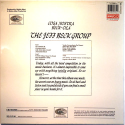 Beck Jeff LP Cosa Nostra Beck-Ola  kansi EX levy EX LP