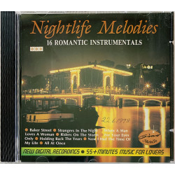 Gino Marinello Orchestra  16 Romantic instrumentals  kansi EX- levy EX CD
