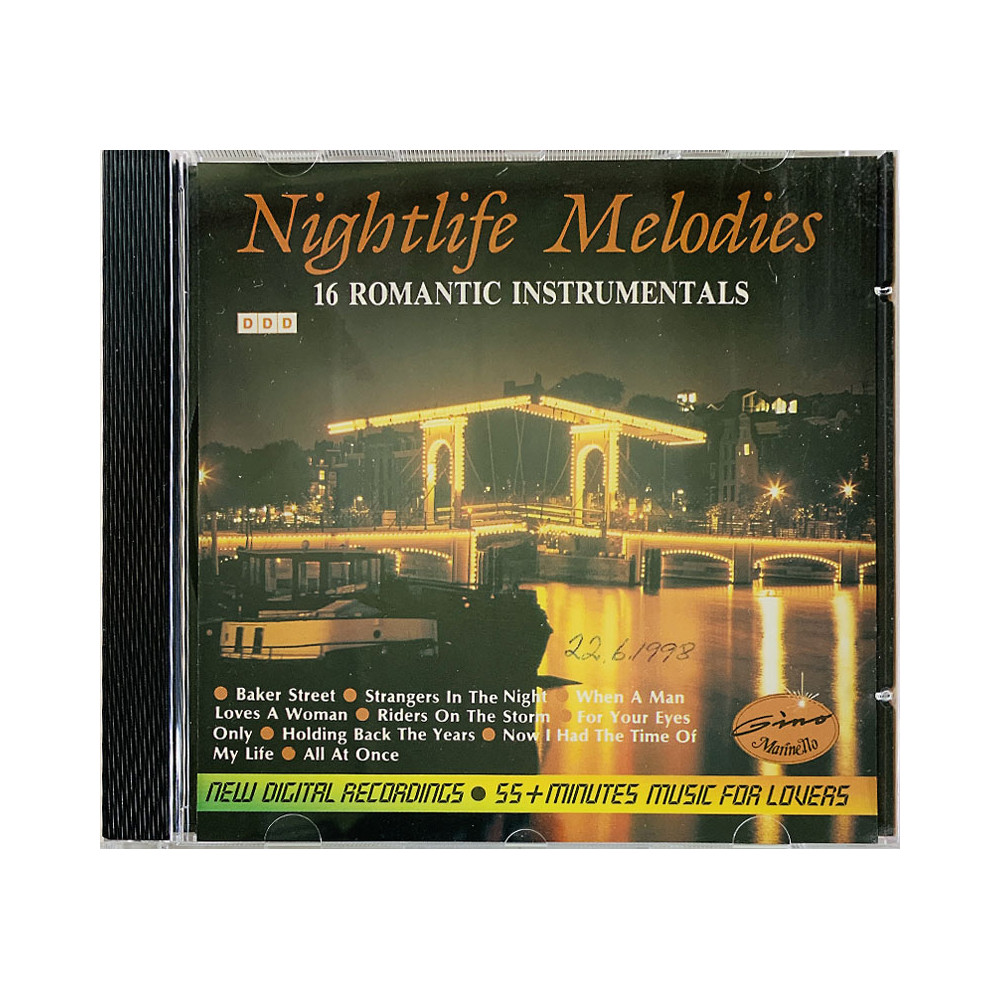Gino Marinello Orchestra  16 Romantic instrumentals  kansi EX- levy EX CD