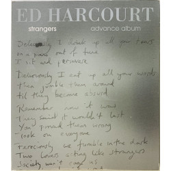 Harcourt Ed 2004 HVNLP 49CDP Strangers (Advance Album) promo album CD