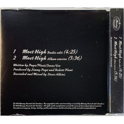 Jimmy Page & Robert Plant  Most High CD-single promo  kansi EX levy EX CD