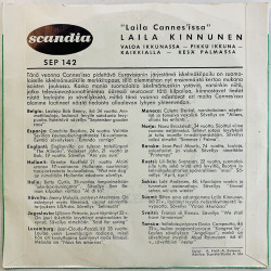 Kinnunen Laila 1961 SEP 142 Laila Cannesissa 7”