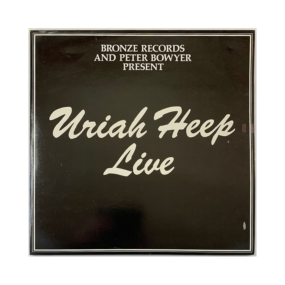 Uriah Heep  Live 2LP  kansi EX- levy EX Käytetty LP