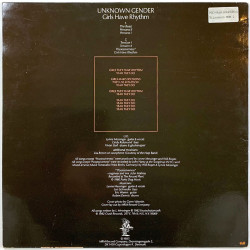 Unknown Gender  Girls Have Rhythm  kansi EX levy EX Käytetty LP
