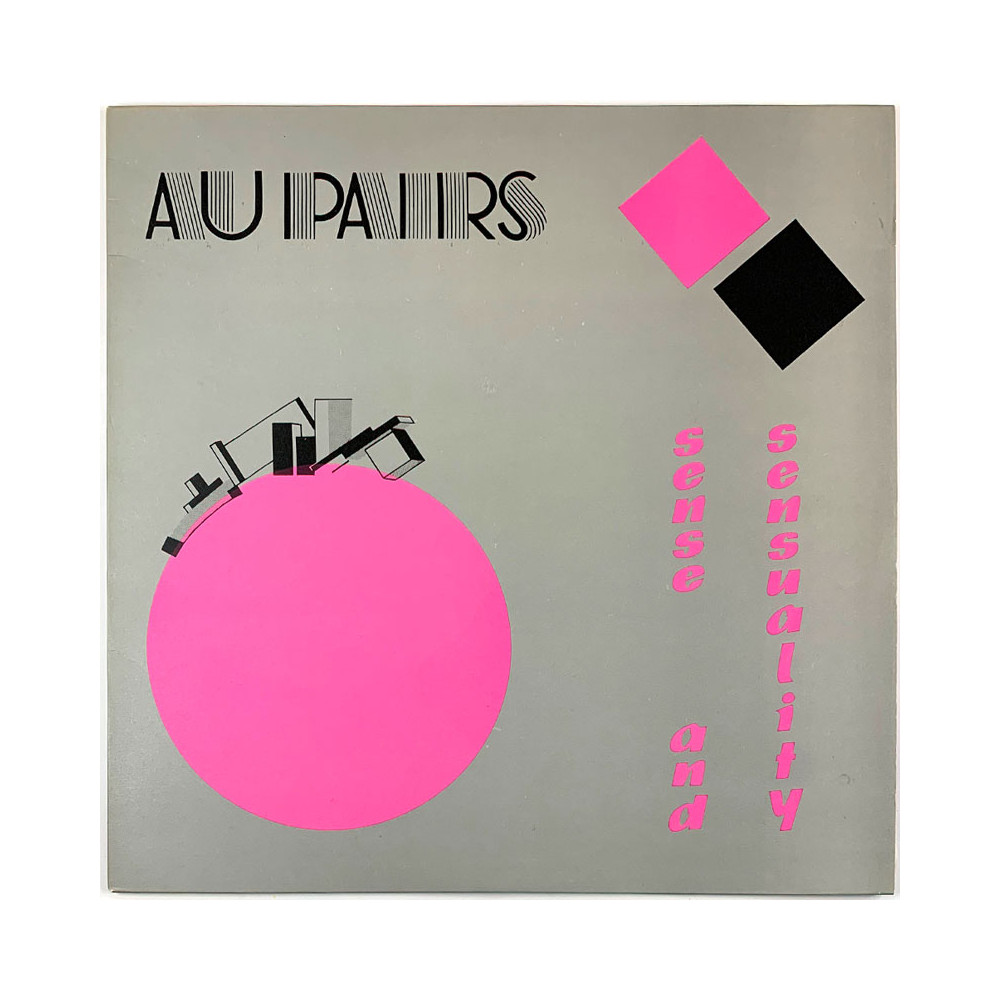 Au Pairs  Sense and Sensuality  kansi EX levy EX Käytetty LP