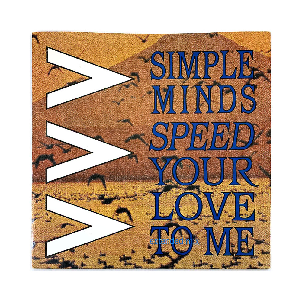 Simple Minds  Speed your love to me 12-inch maxi  kansi EX levy EX Käytetty LP