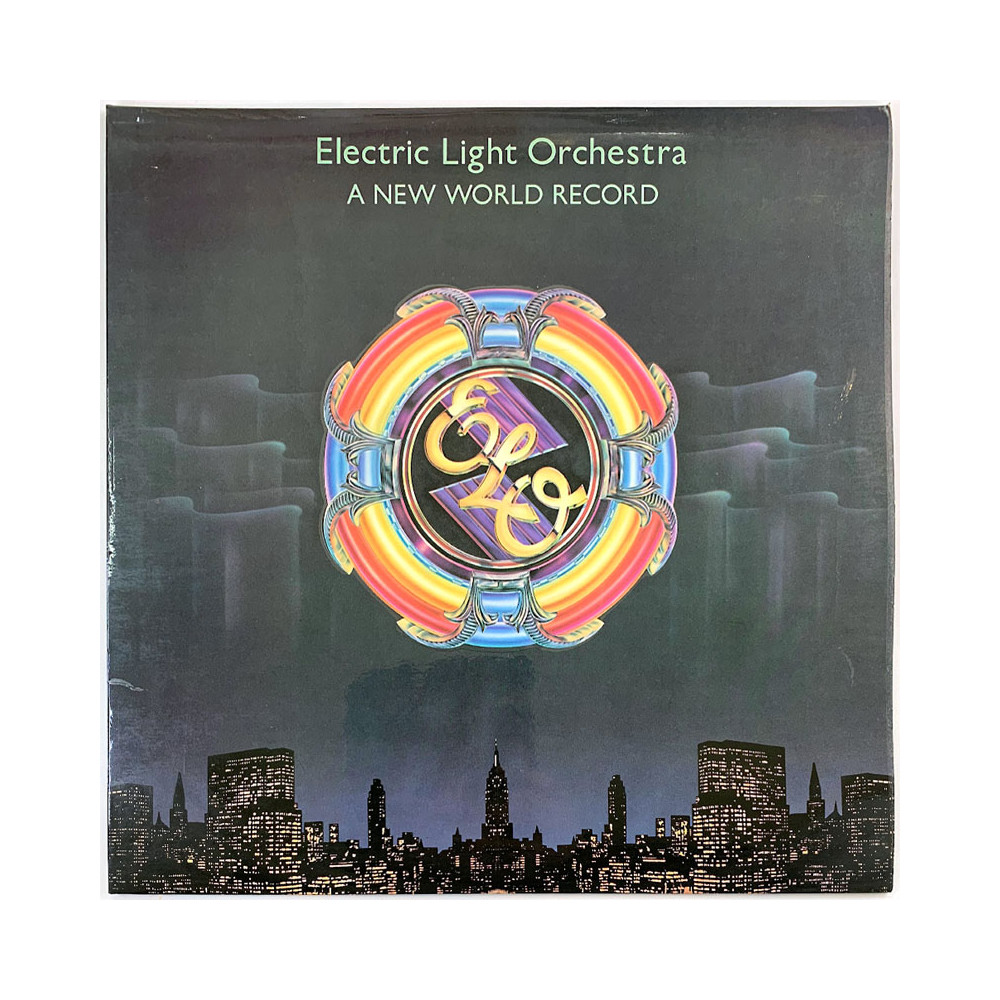Electric Light Orchestra  A new world record, made in Sweden  kansi EX- levy EX Käytetty LP