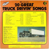 Johnny Paycheck, Warner Mack ym. LP 20 great truck drivin’ songs  kansi EX levy EX LP