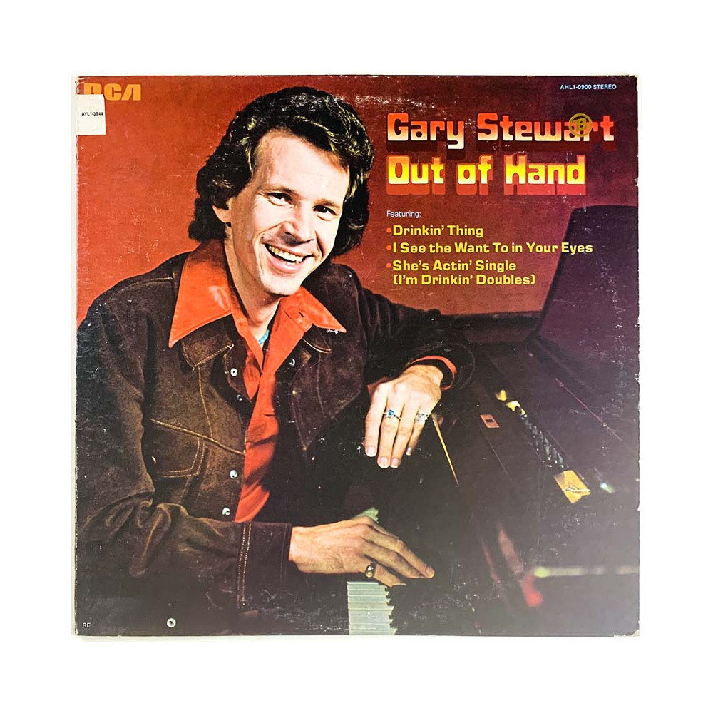 Stewart Gary LP Out of hand  kansi VG levy EX LP
